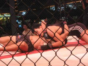 Me in a professional MMA fight